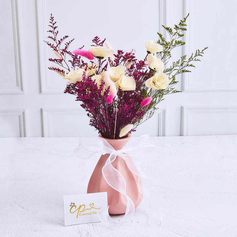 Box Flores Secas Violeta