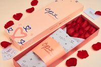 Caja de 12 Rosas Rojas San Valentín