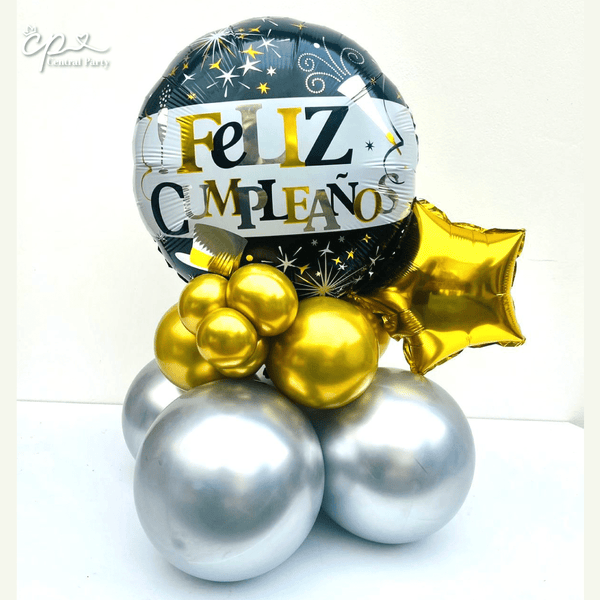Globo Mesa Dorado