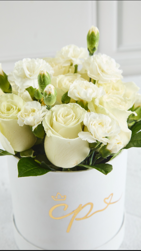 Box Rosas Blancas Bride
