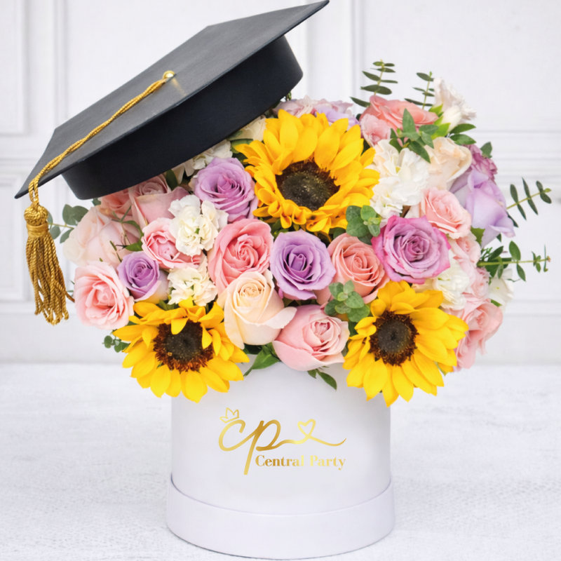 Box Floral Graduación y Girasoles