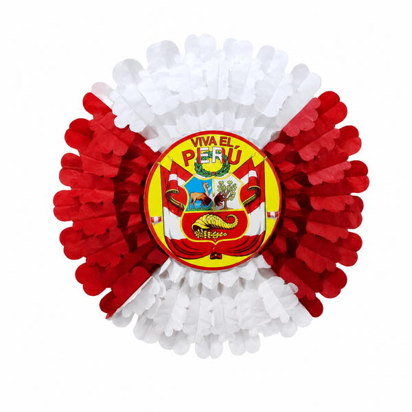 Abanico Escudo Perú