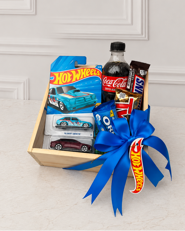 Box Madera Hot Wheels