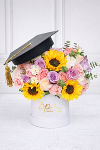 Box Floral Graduación y Girasoles