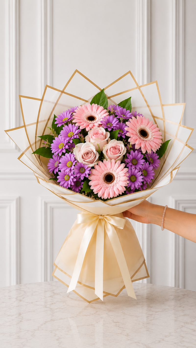 Ramo Gerberas y Margaritas