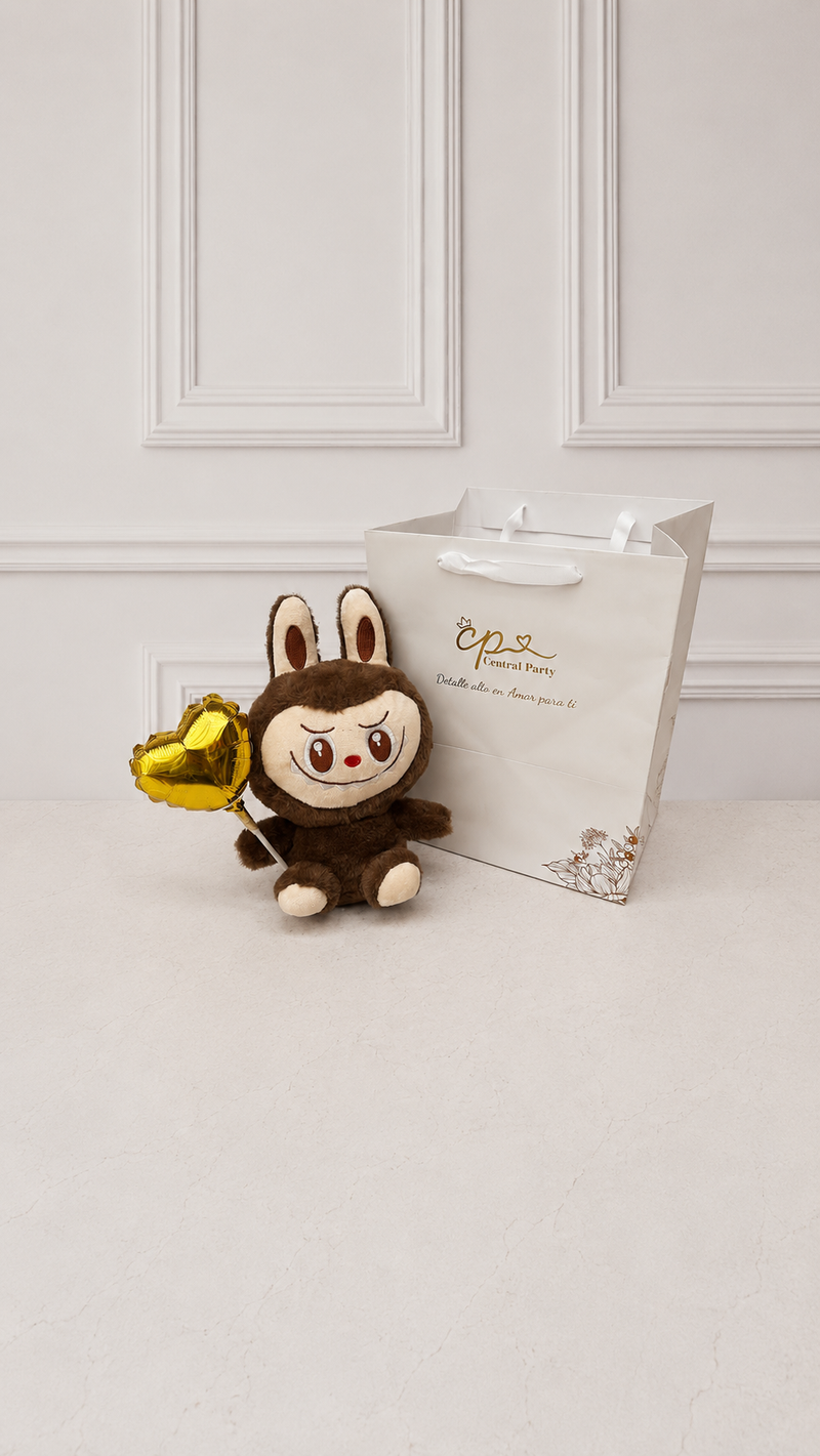 Peluche Labubu Marrón