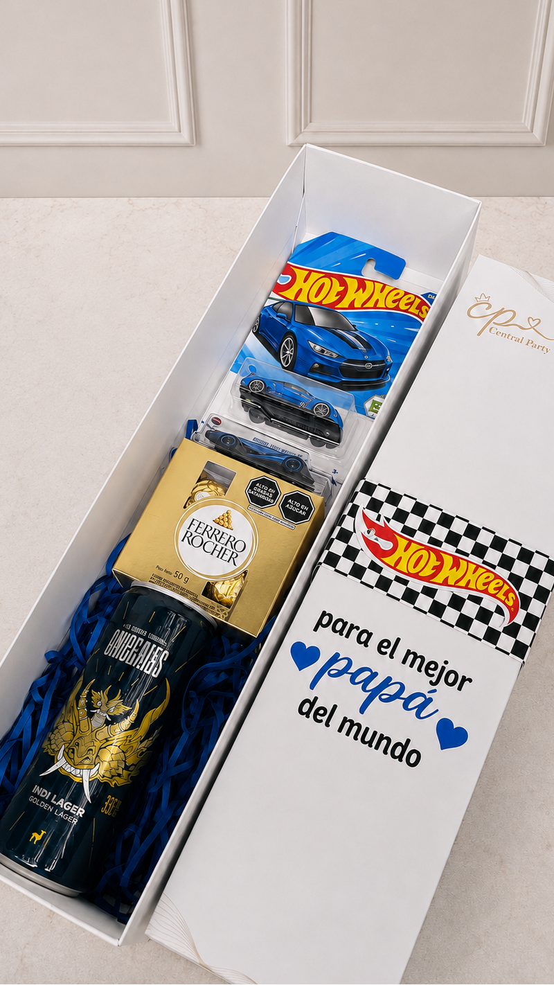 Box el Mejor Papá 2 Hotwheels