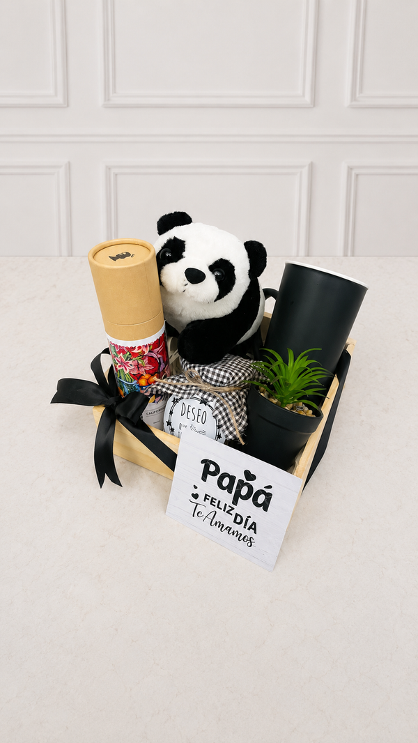 Box Coffee & Cute Panda