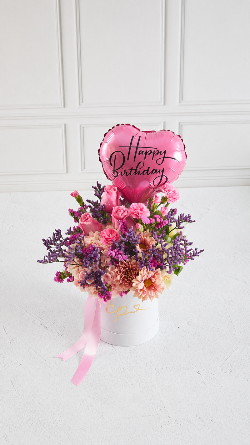 Box Mix Violetas y Rosados