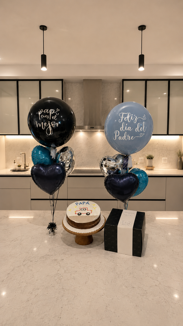 Pack 2 Bouquets de globos + Naked Cake