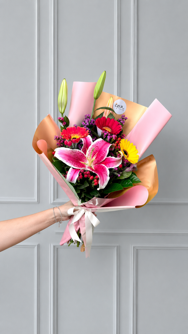 Ramo Trío Gerberas & Lirio