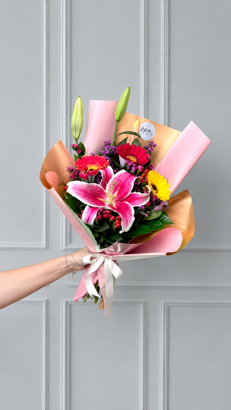Ramo Trío Gerberas & Lirio