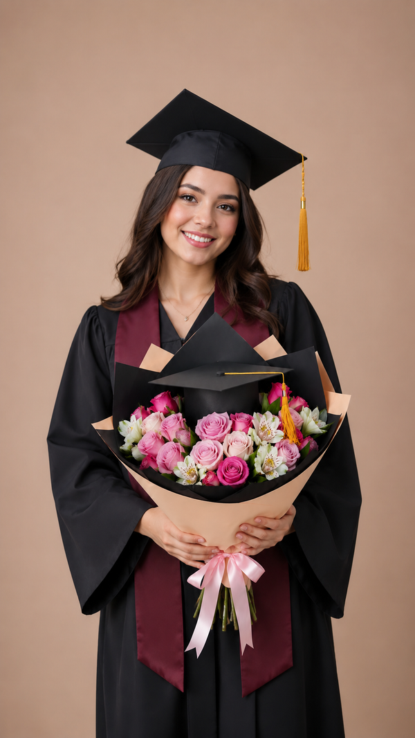 Ramo de 20 rosas Graduación
