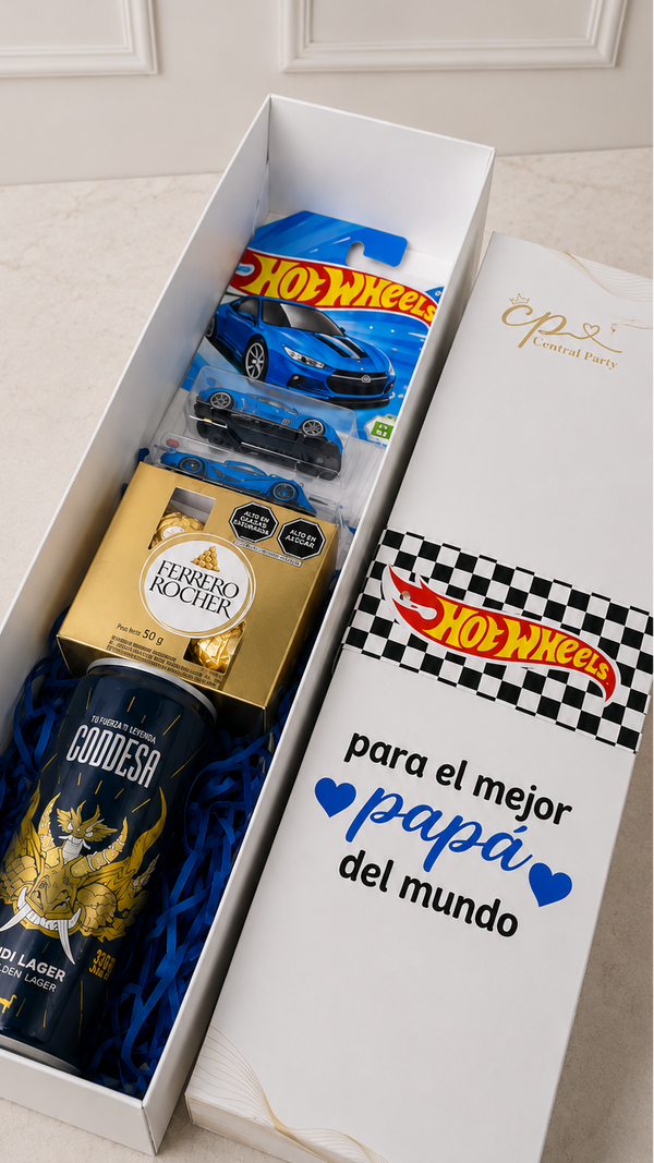 Box el Mejor Papá 2 Hotwheels