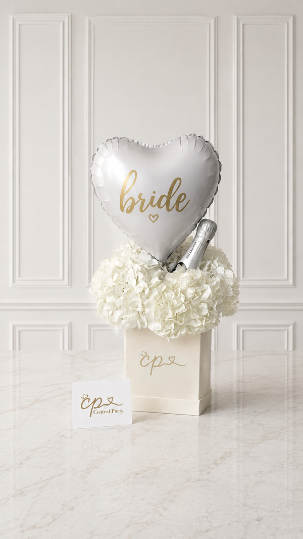 Box Hortensias Bride