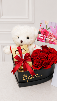 Box Corazón Dulce Amor Rosa