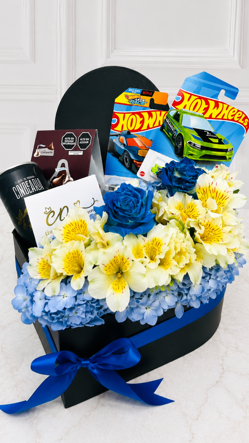 Box Corazón HotWheels