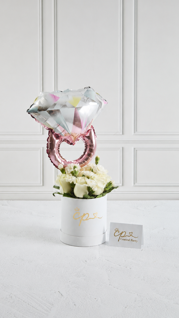 Box Rosas Blancas Bride