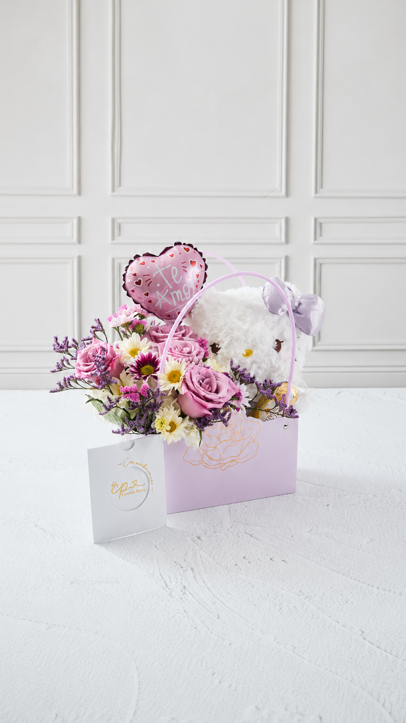 Box Hello Kitty Flores