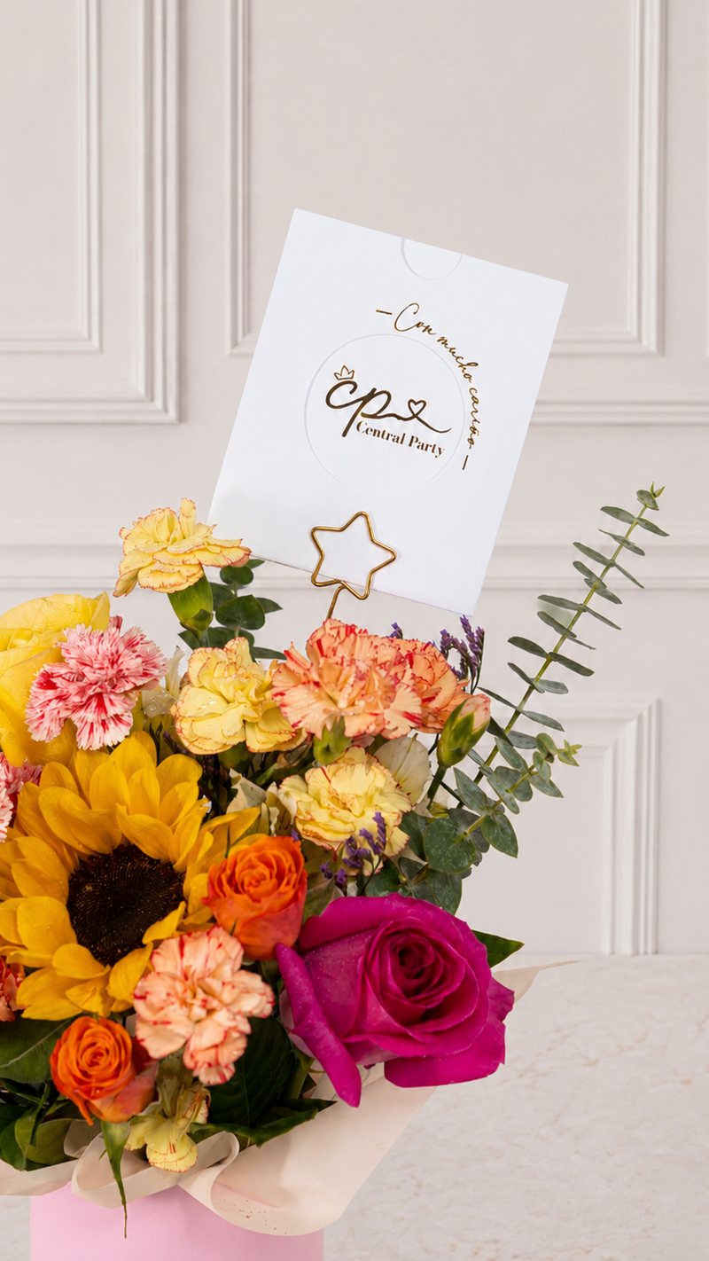 Mini Box Girasoles y Flores