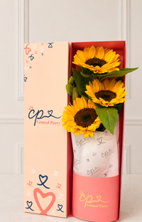 Caja de 3 Girasoles