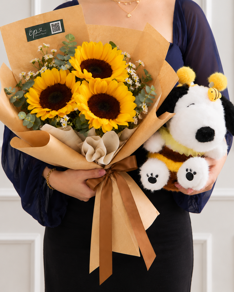 Pack Snoopy Abejita y Girasoles