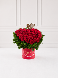 Box Floral Corazón de Rosas