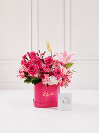 Box Floral Fucsia Love