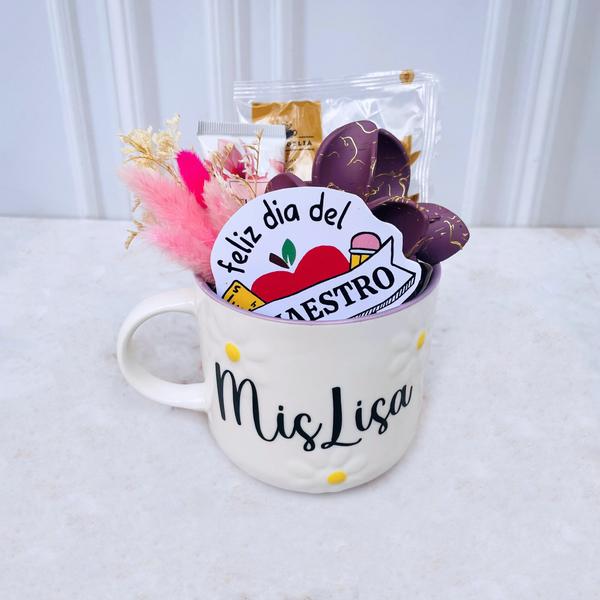 Taza Feliz Día Profesora