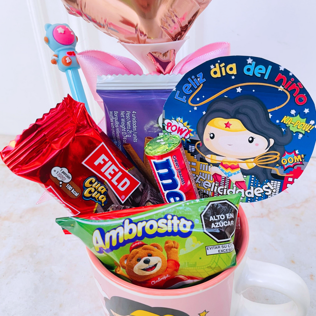 Taza Dulcera Rosada