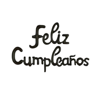 Letras Globo Feliz Cumpleaños