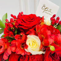 Mix Rosas & Floral Rojo