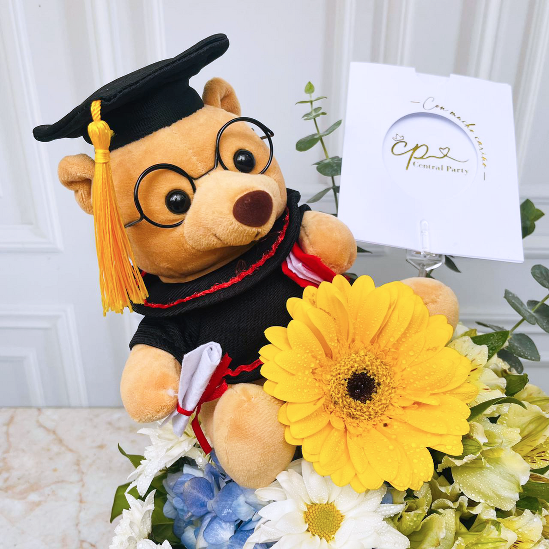 Box Osito Floral Graduación