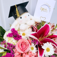 Box Floral Conejito Graduación
