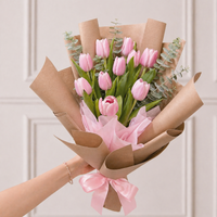 Ramo de 10 Tulipanes Rosas