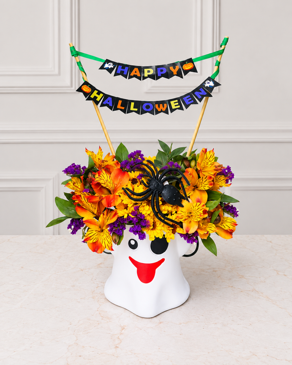 Box Flores Fantasma Halloween
