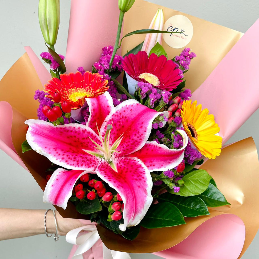 Ramo Trío Gerberas & Lirio