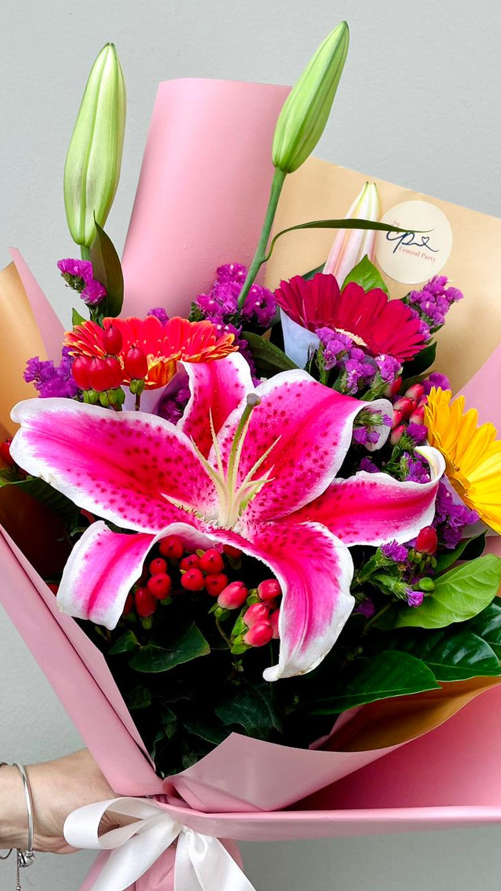 Ramo Trío Gerberas & Lirio