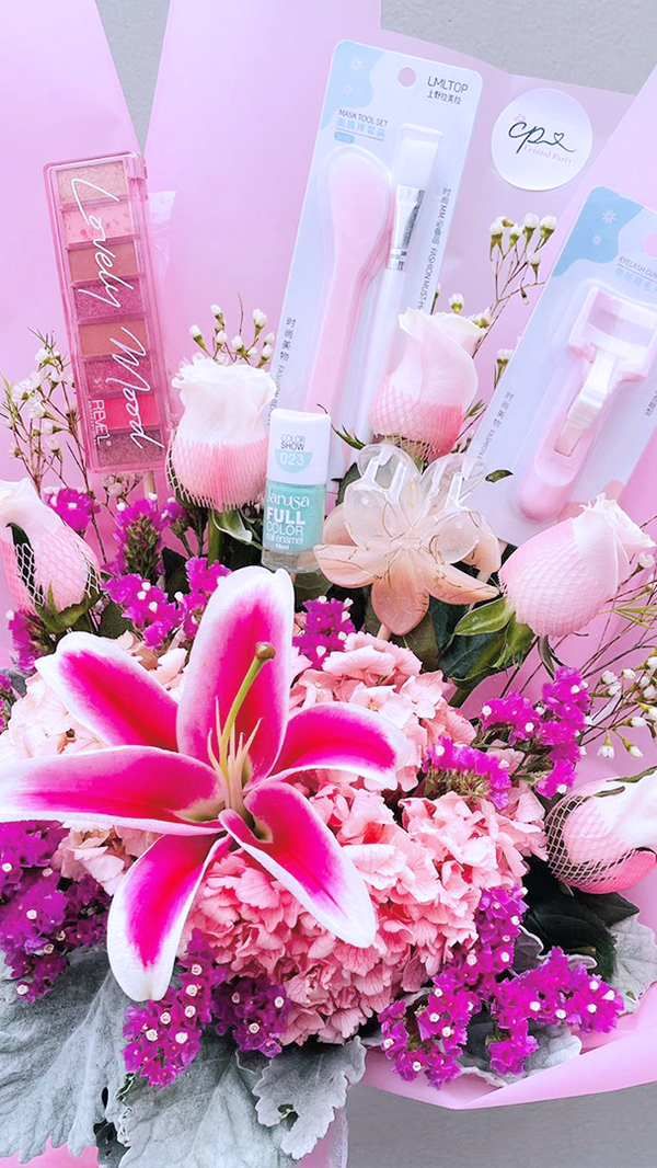 Ramo Floral Maquillaje
