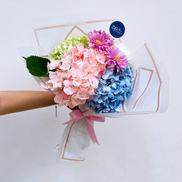 Mini Ramito Hortensias Mix