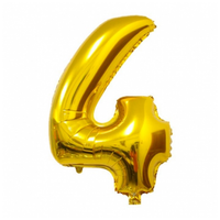 GLOBO NÚMERO DORADO (N30)