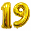 DOS GLOBOS NÚMERO DORADO (N30)