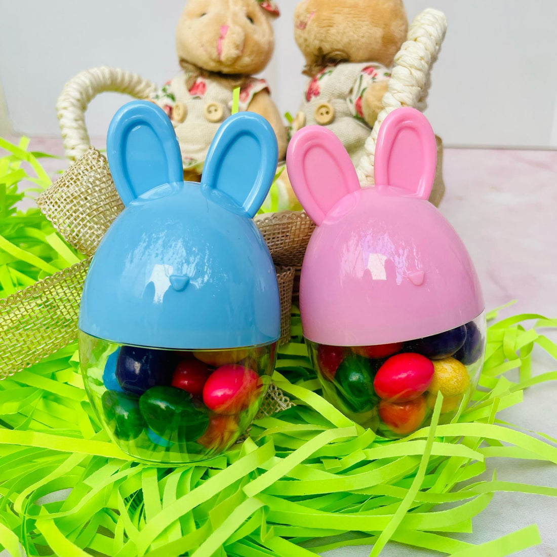 Cesto Conejitos Pascuas