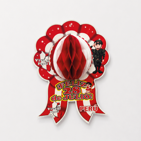Decoración Escarapela Roja