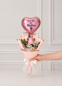 Mini Ramo Rosas Médico