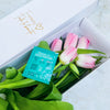 Caja de 5 Tulipanes Rosados