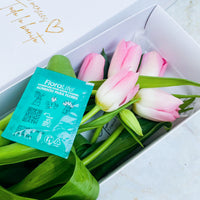 Caja de 5 Tulipanes Rosados