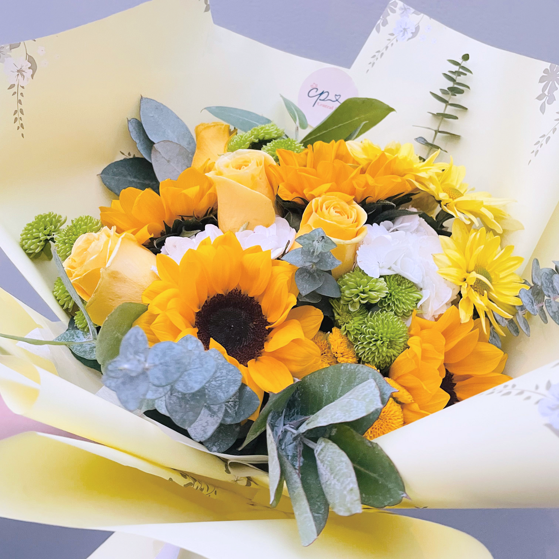 Ramo Girasol & Rosas Premium