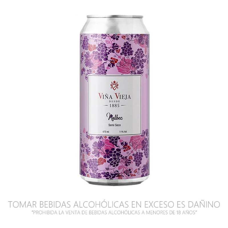 Vino Viña Vieja 473 ml.
