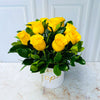 Box Rosas Amarillas Premium